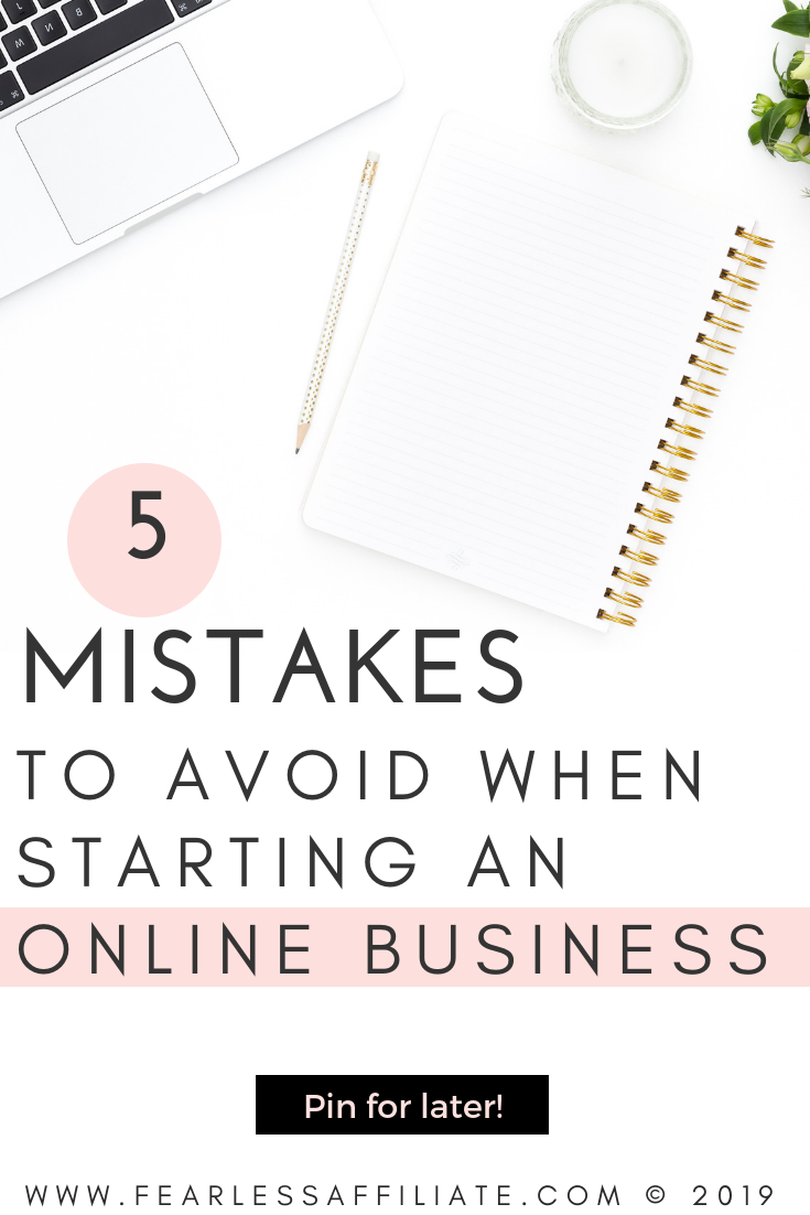  5 Mistakes to Avoid When Starting an Online Business