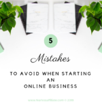 Online Business Mistakes to Avoid