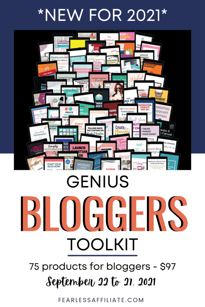 Genius Bloggers Toolkit for 2021