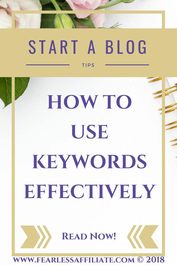 Keywords and How to use them