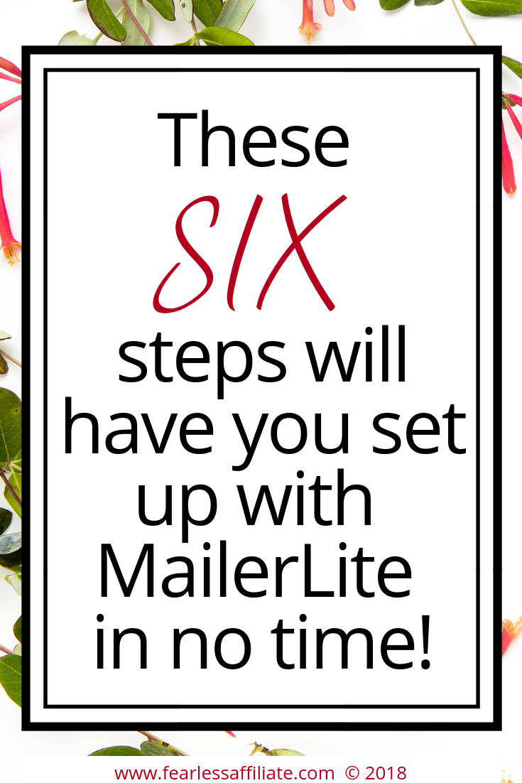 6 Steps to setting up MailerLite