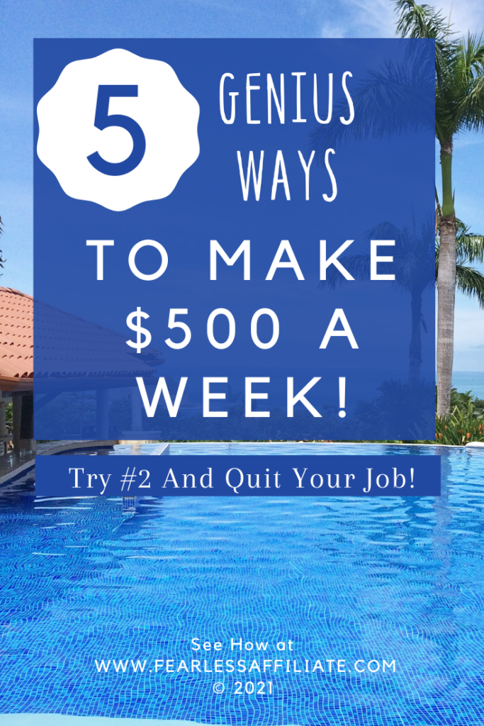 Make $500 a Week