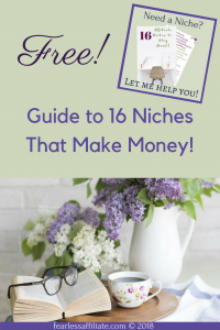 free guide to 16 niches that make money