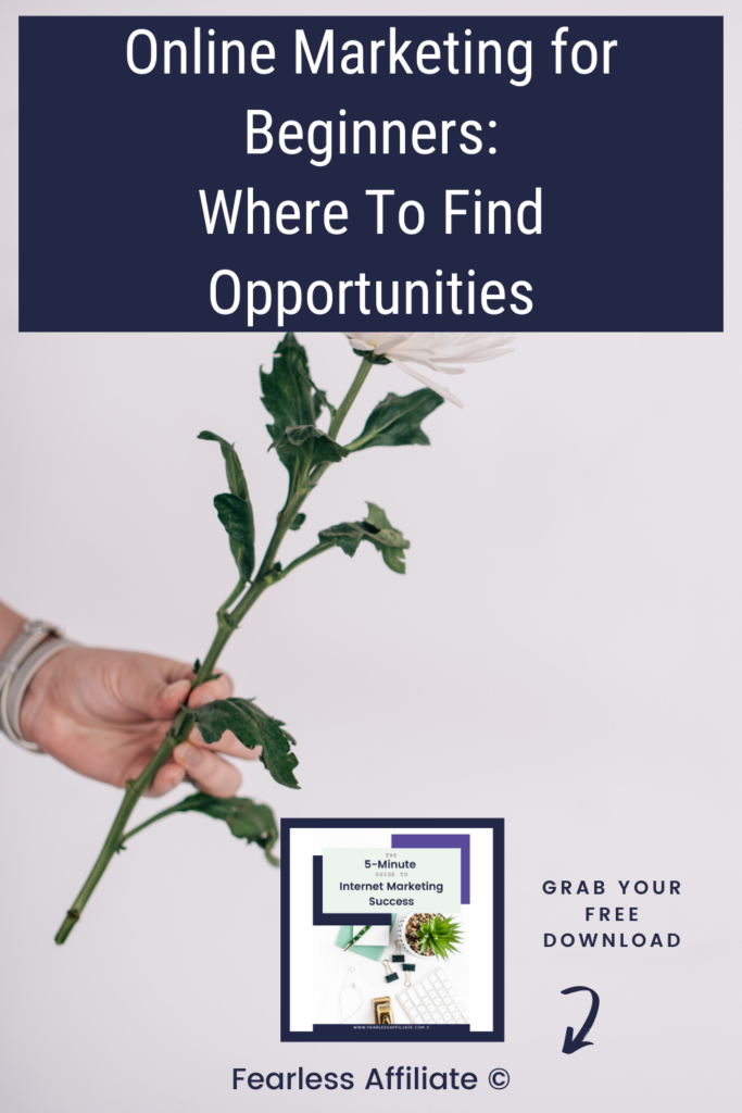 Online Marketing where to find opportunities