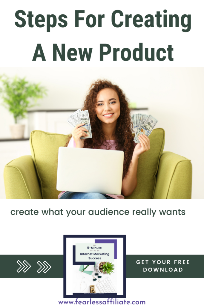 Steps for creating a new product