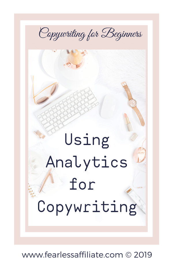 Using Analytics for Copywriting