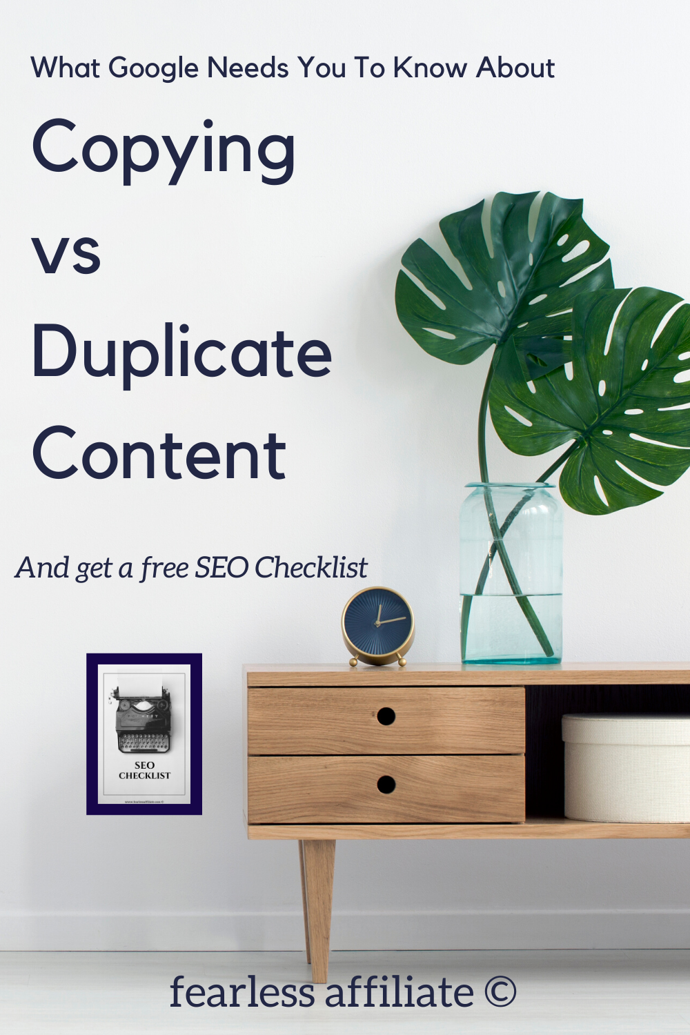 Copying Vs. Duplicate Content