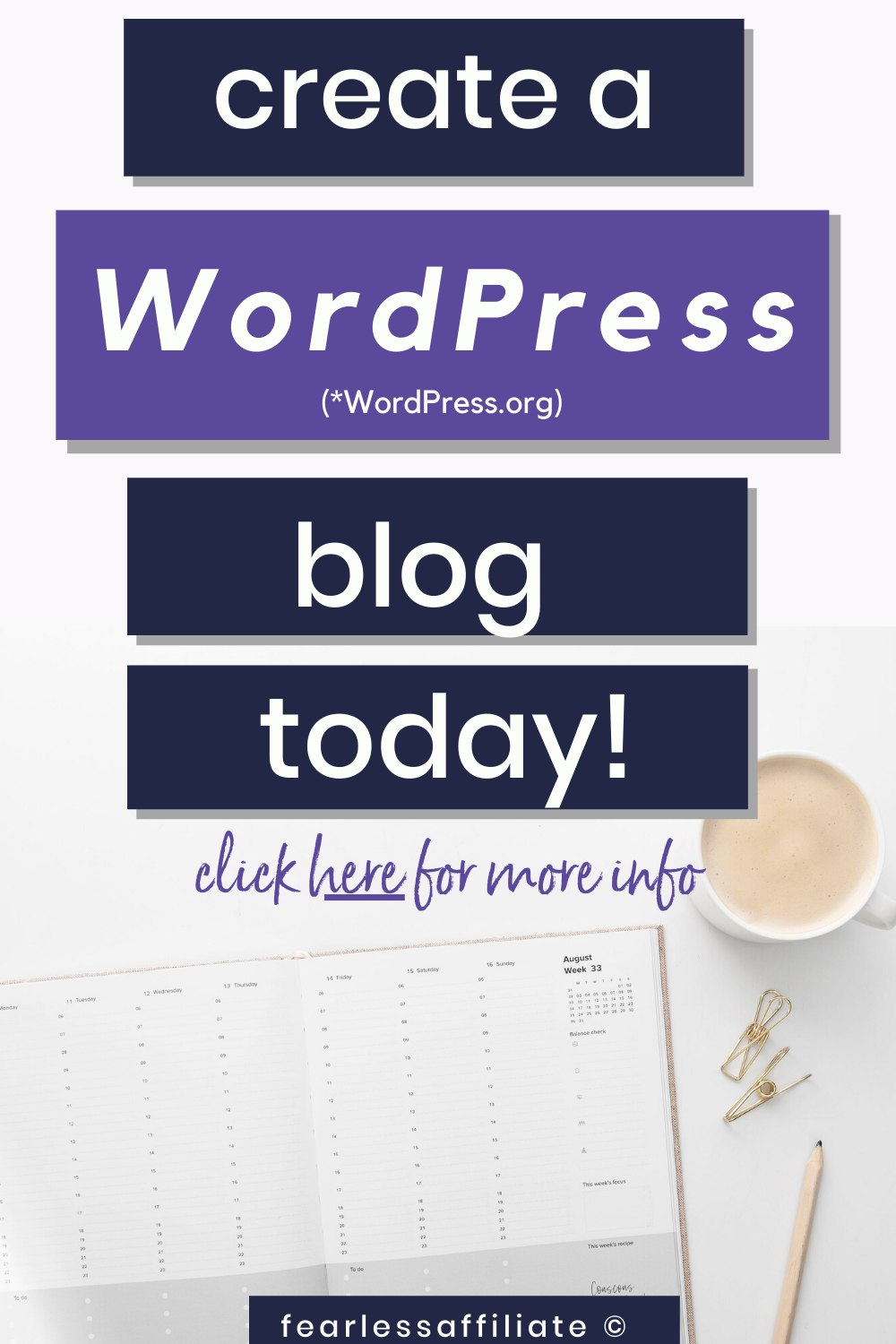 Create A Blog With WordPress