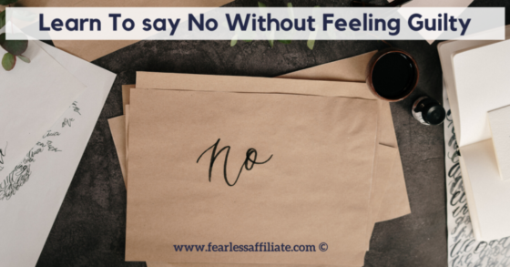 Learn To Say No!
