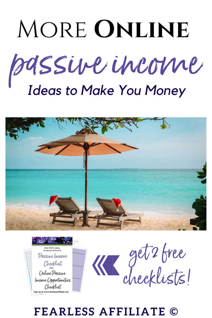 More Online Passive Income Ideas
