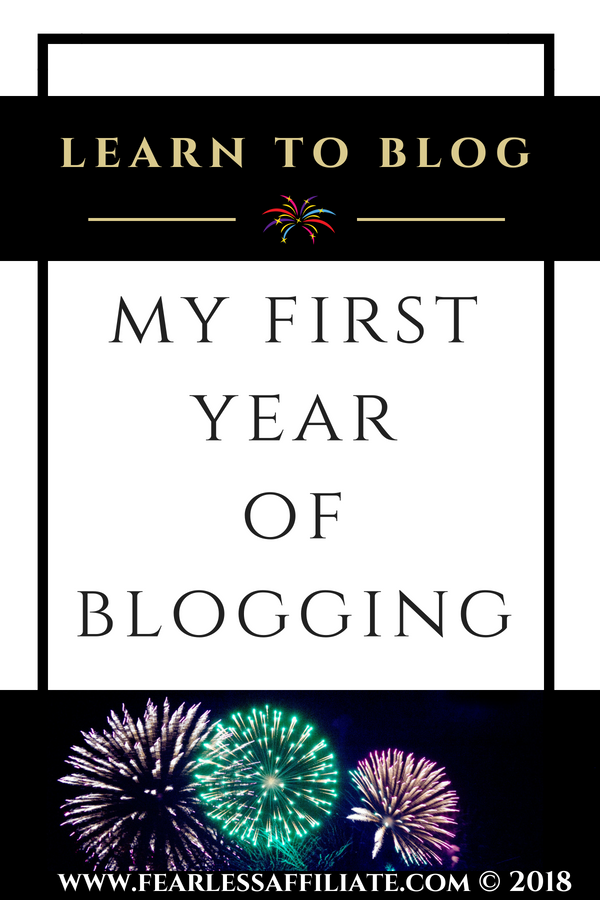 My first year of blogging