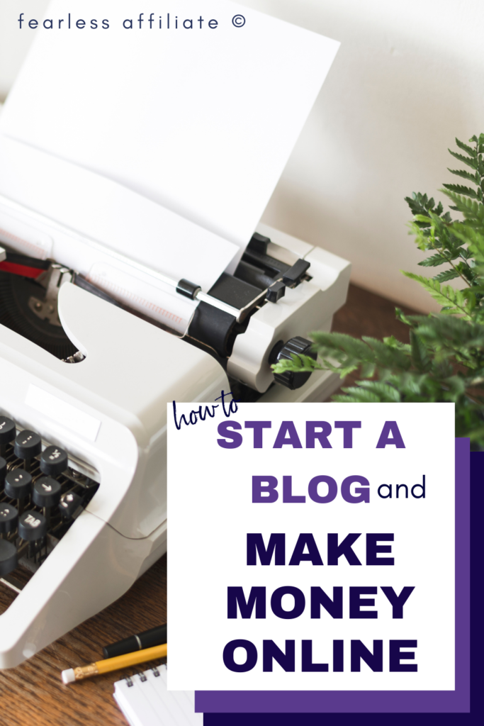 How To Start A Blog And Make Money Online