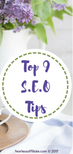 Top 9 SEO Tips